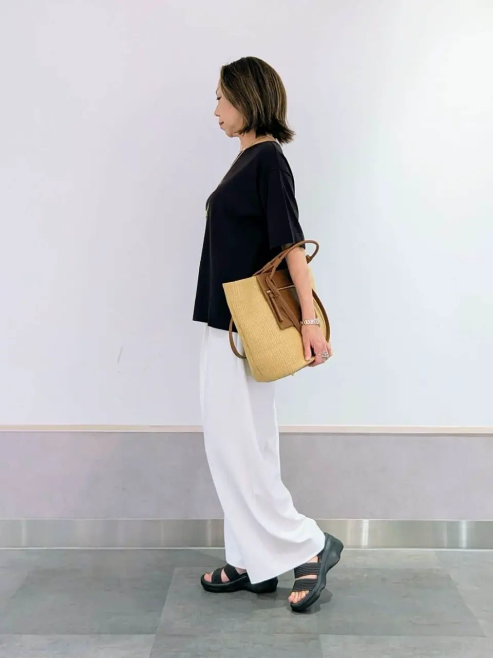 ONWARD CROSSET SELECT niwa コーディネート画像