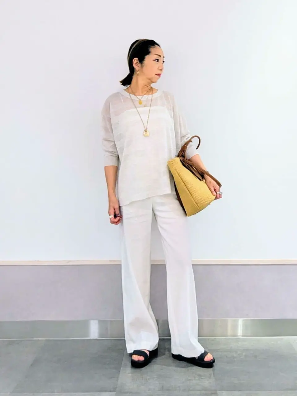 ONWARD CROSSET SELECT niwa コーディネート画像