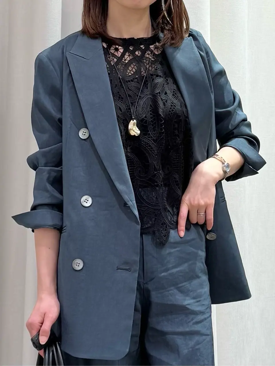 ONWARD CROSSET SELECT KURIYAMA コーディネート画像