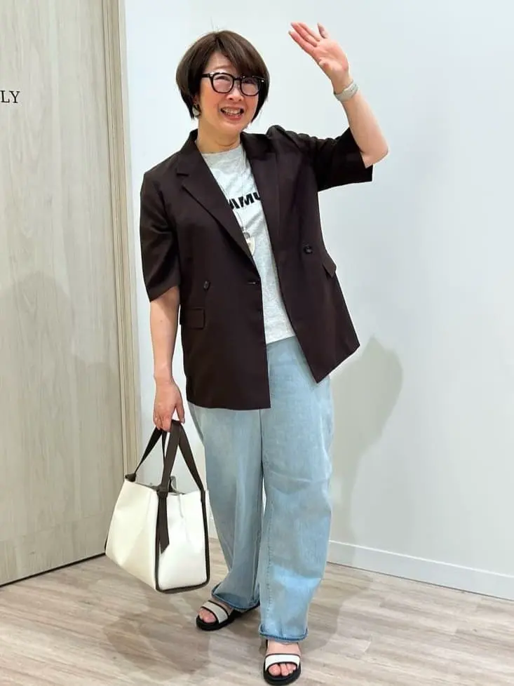 ONWARD CROSSET SELECT 長尾 コーディネート画像