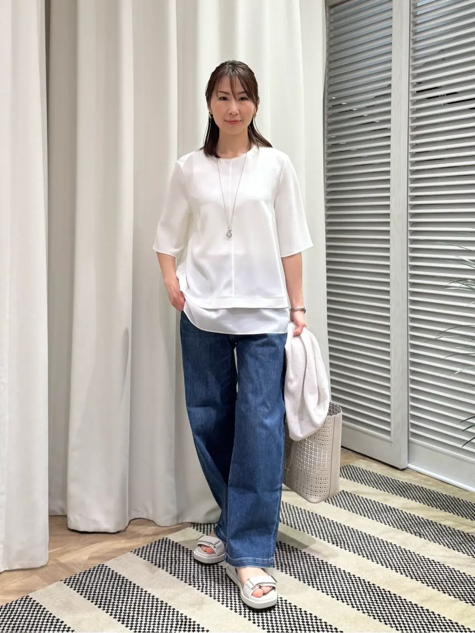 ONWARD CROSSET SELECT KURIYAMA コーディネート画像