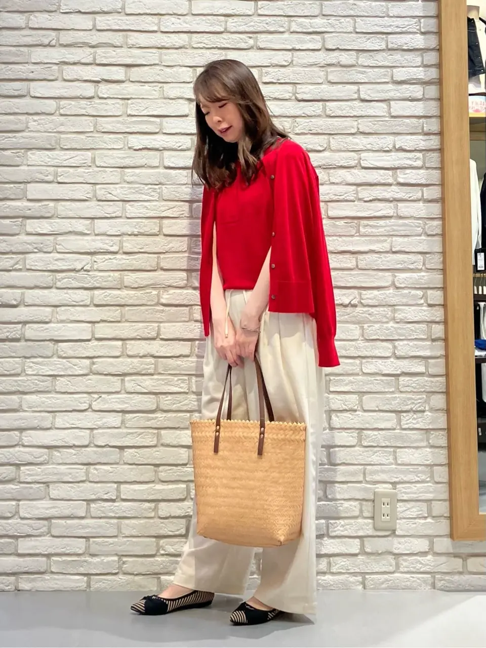 ONWARD CROSSET SELECT 檀 コーディネート画像