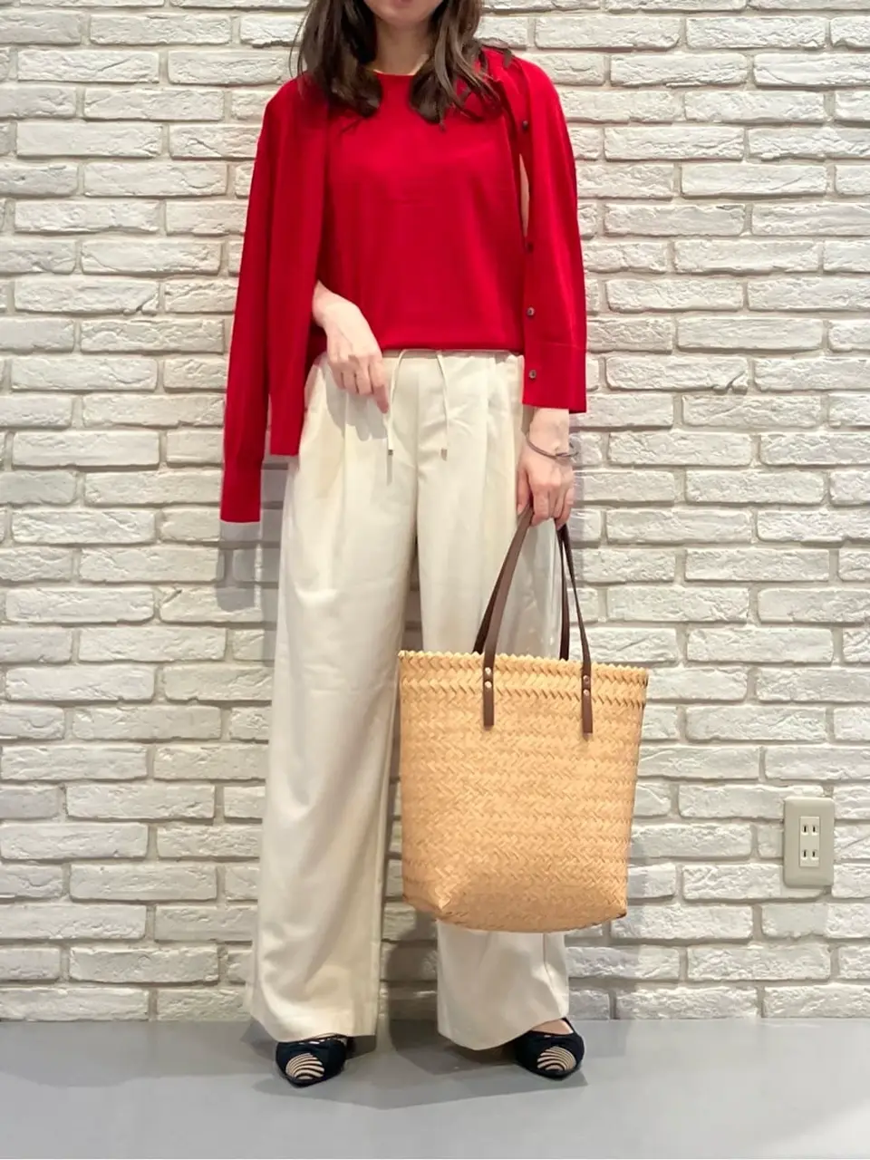 ONWARD CROSSET SELECT 檀 コーディネート画像