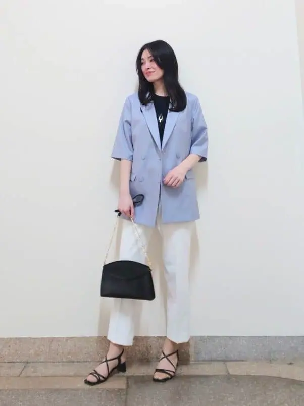  最上 コーディネート画像