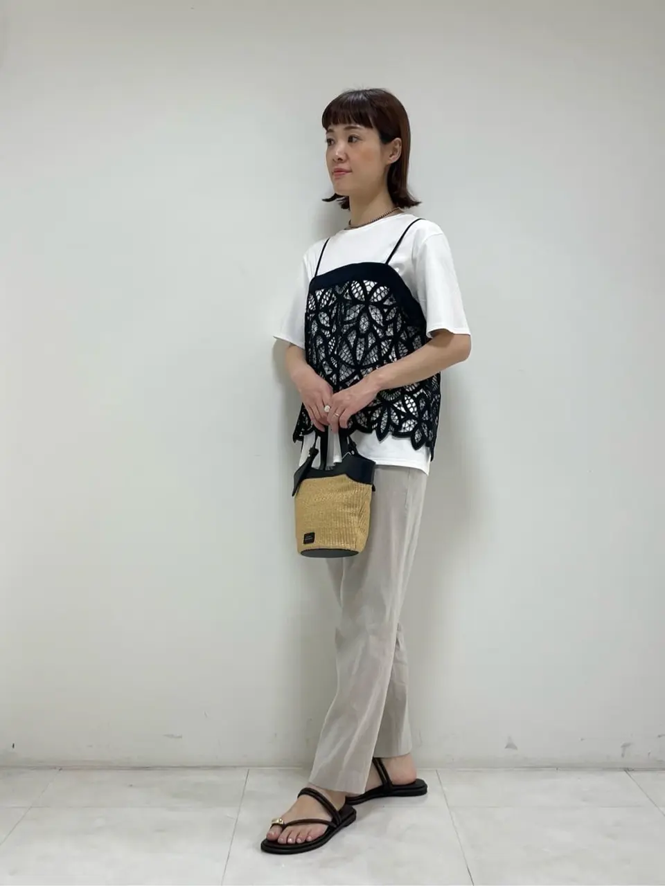 ONWARD CROSSET SELECT 岡田 コーディネート画像