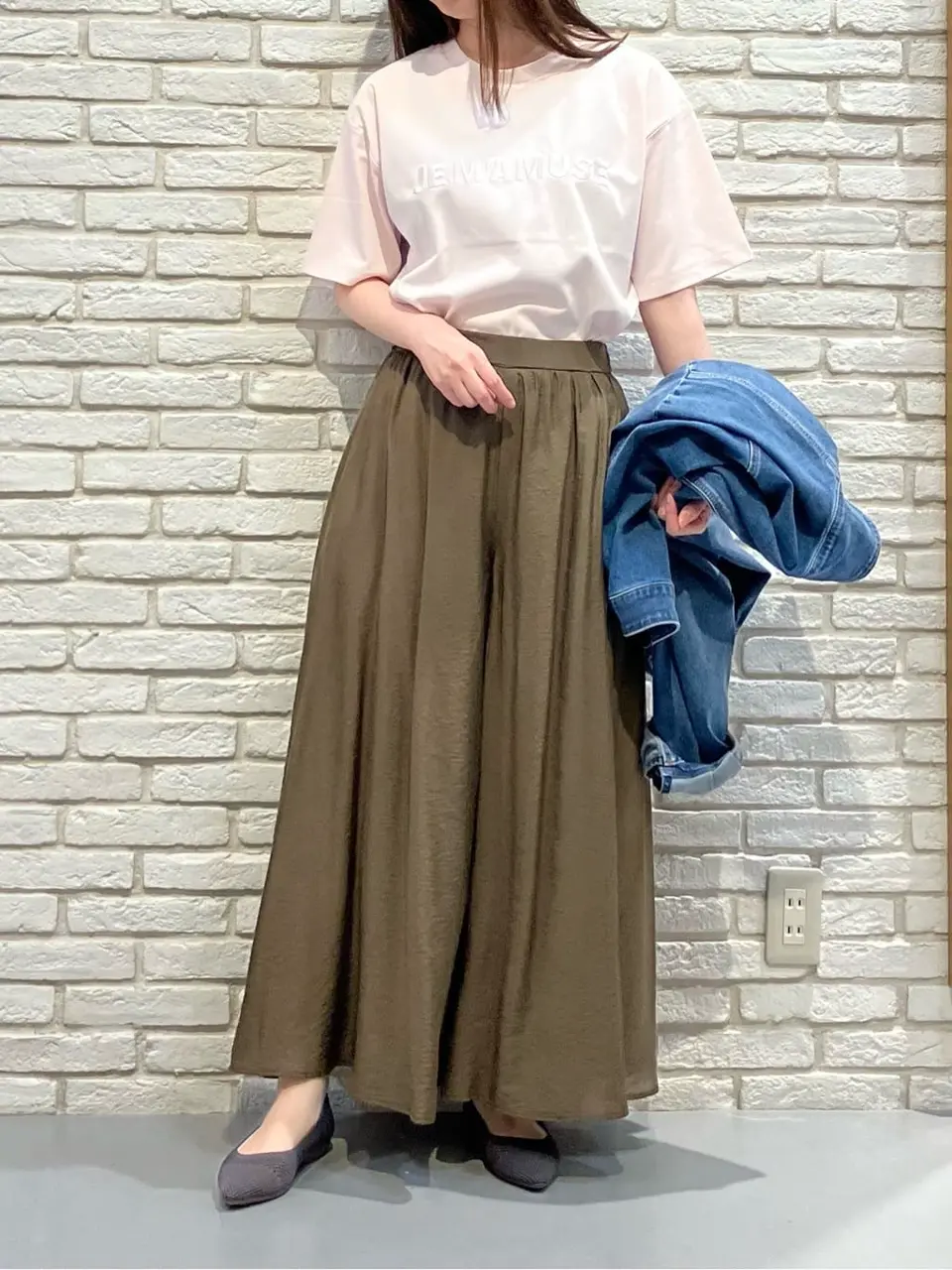 ONWARD CROSSET SELECT 檀 コーディネート画像