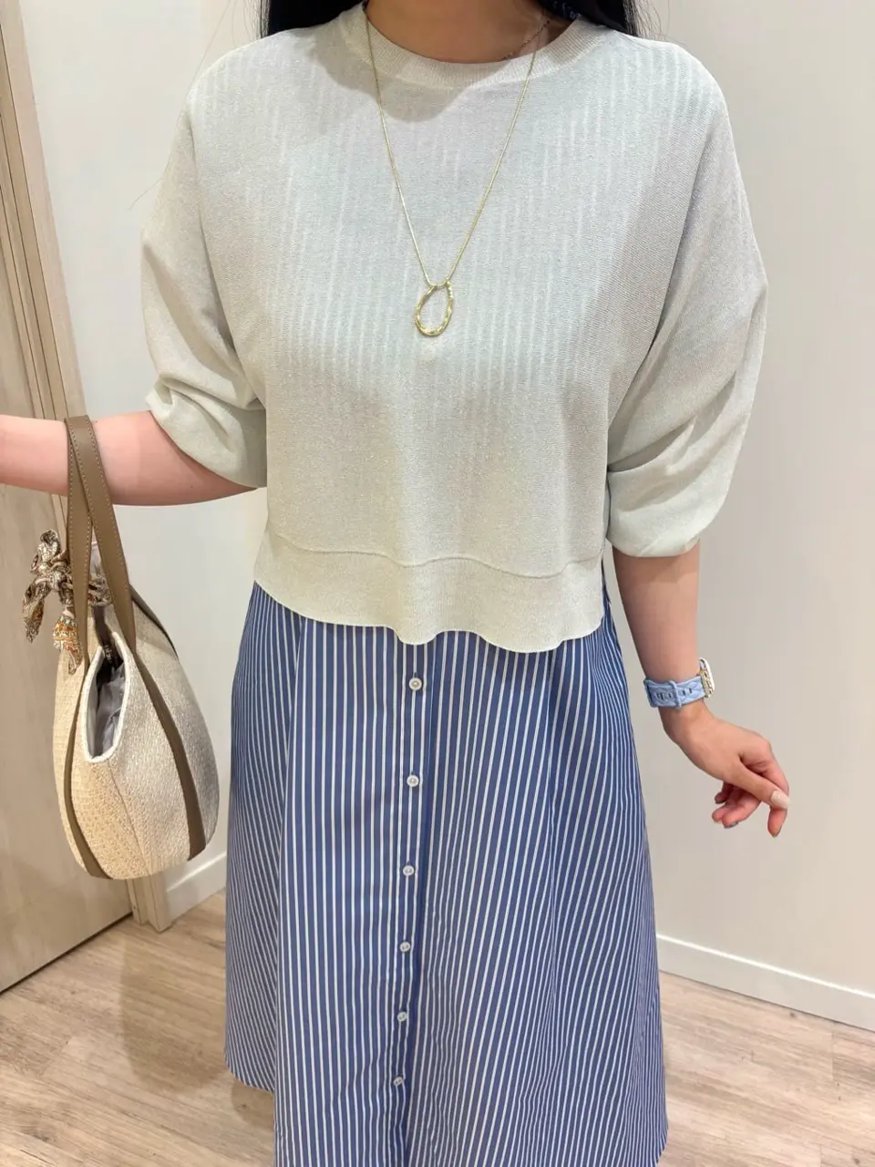 ONWARD CROSSET SELECT 大島 コーディネート画像