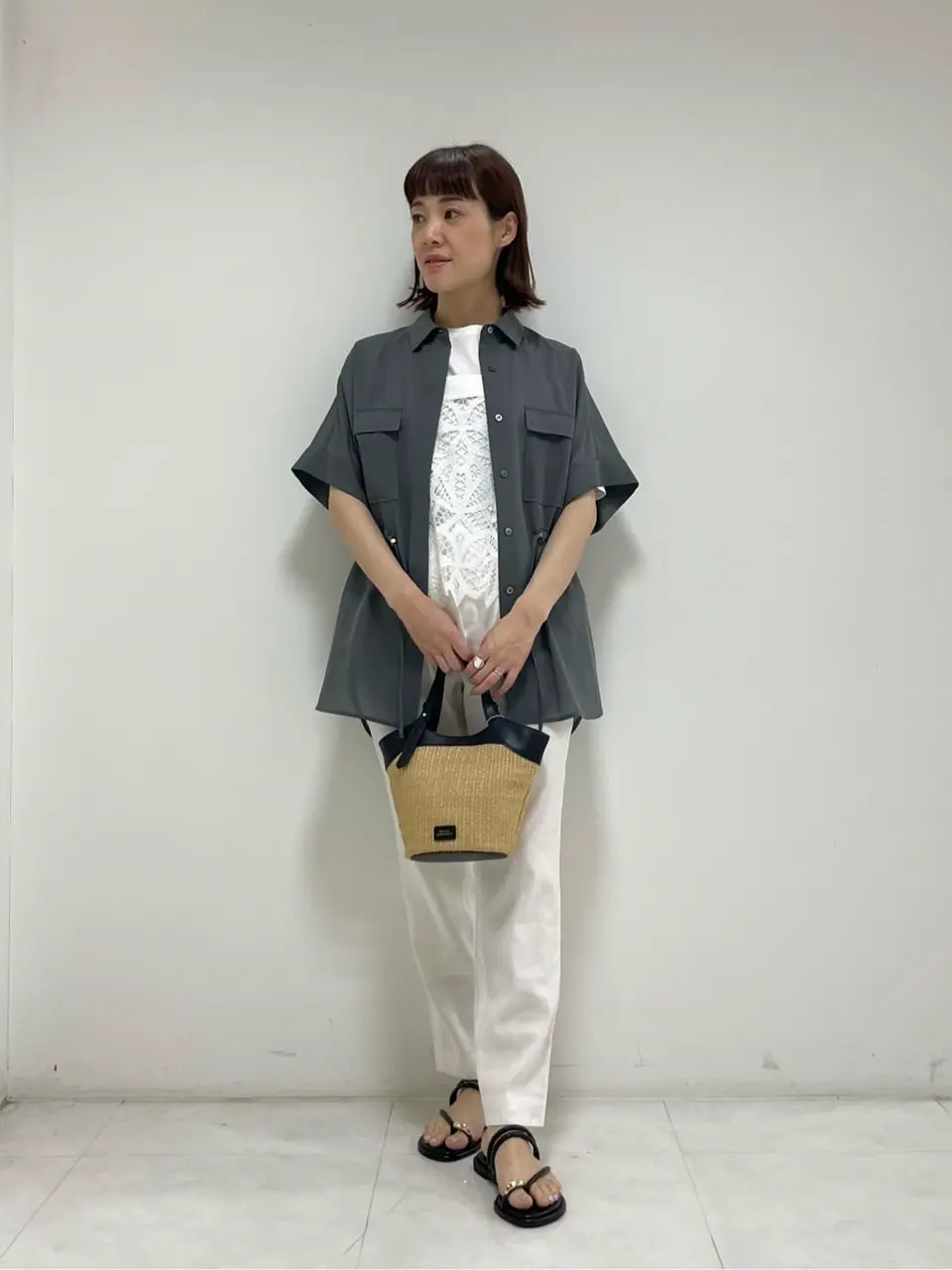 ONWARD CROSSET SELECT 岡田 コーディネート画像