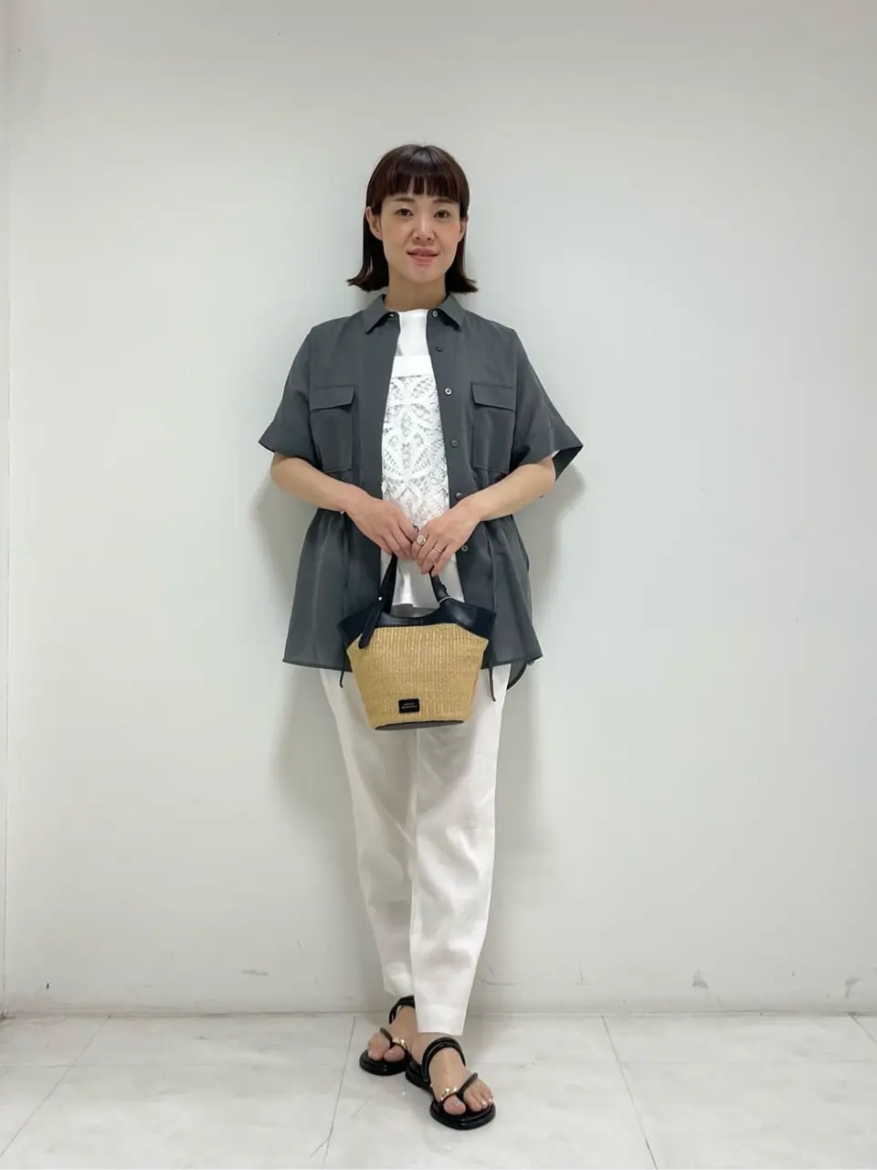 ONWARD CROSSET SELECT 岡田 コーディネート画像