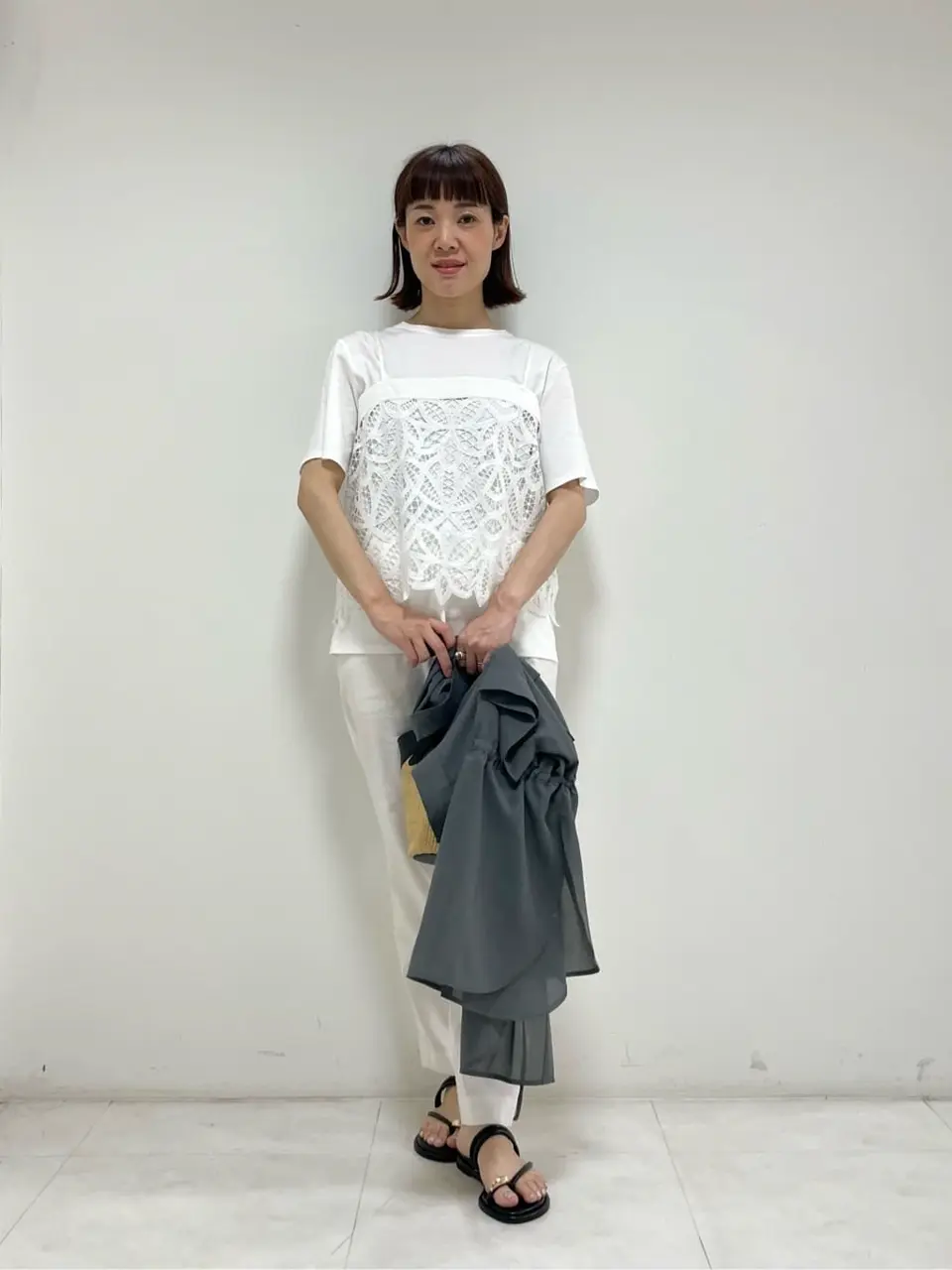 ONWARD CROSSET SELECT 岡田 コーディネート画像