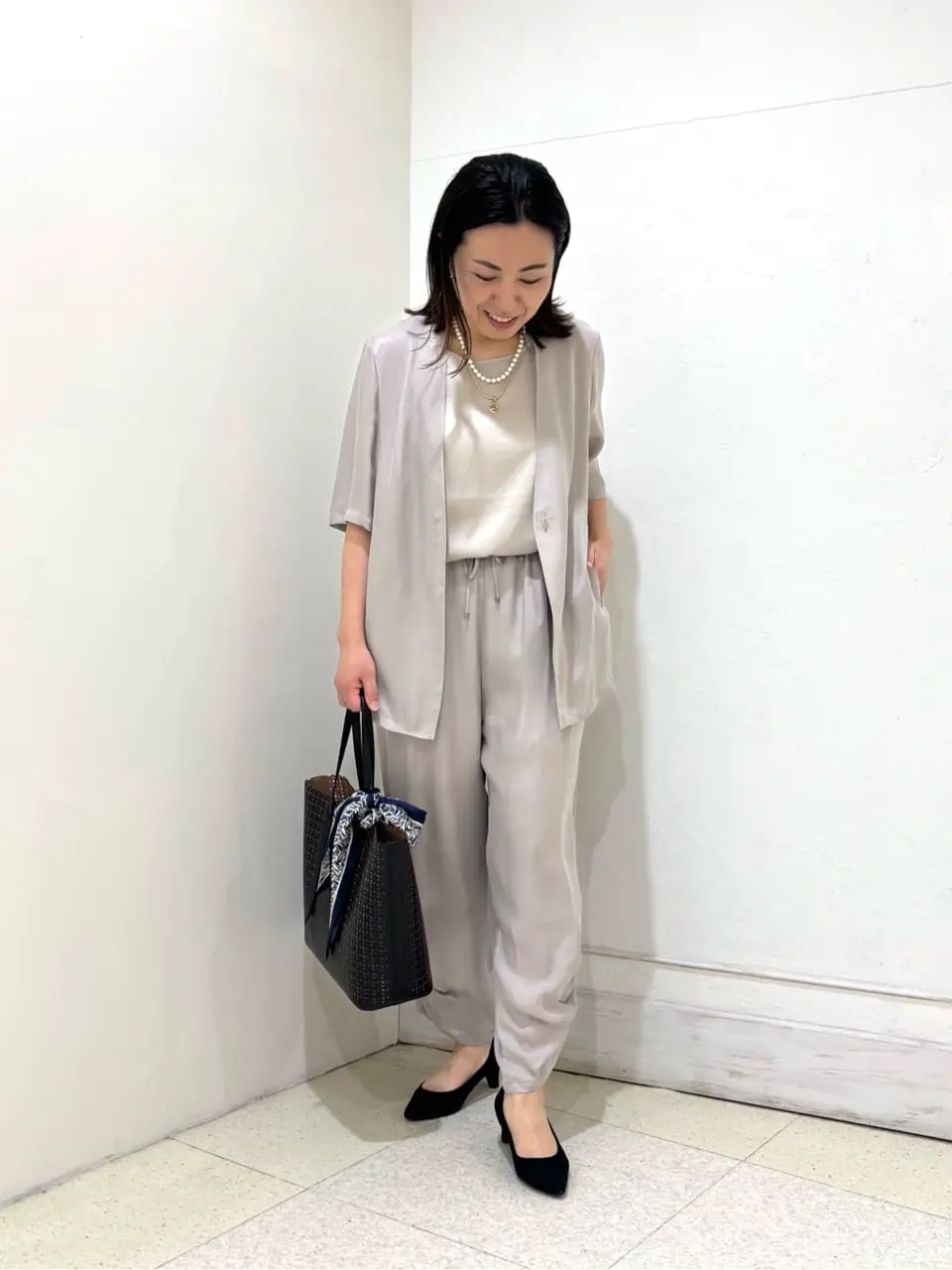 ONWARD CROSSET SELECT 野村 コーディネート画像