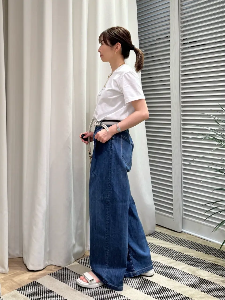 ONWARD CROSSET SELECT KURIYAMA コーディネート画像