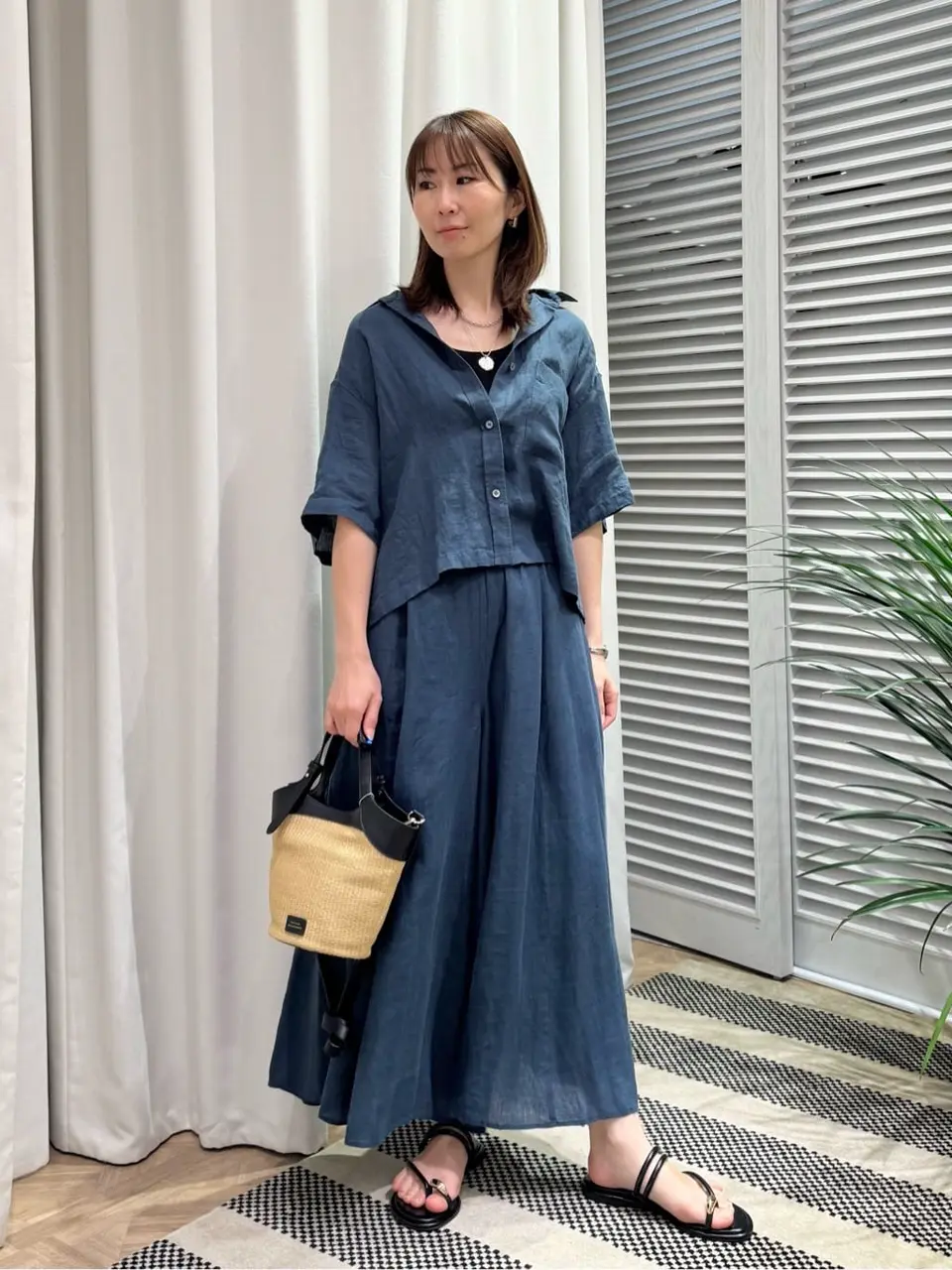 ONWARD CROSSET SELECT KURIYAMA コーディネート画像