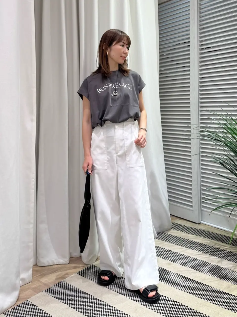 ONWARD CROSSET SELECT KURIYAMA コーディネート画像