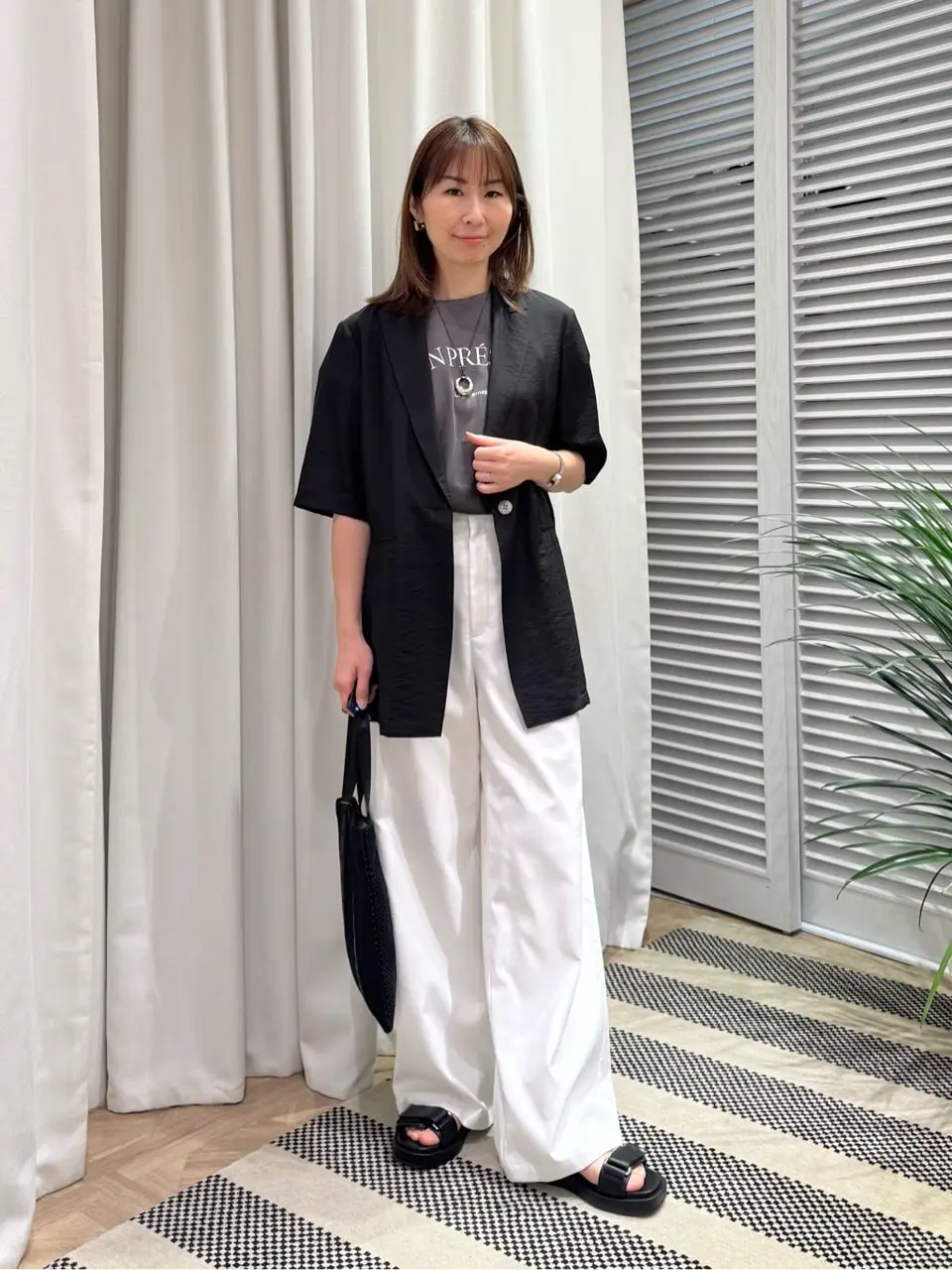 ONWARD CROSSET SELECT KURIYAMA コーディネート画像