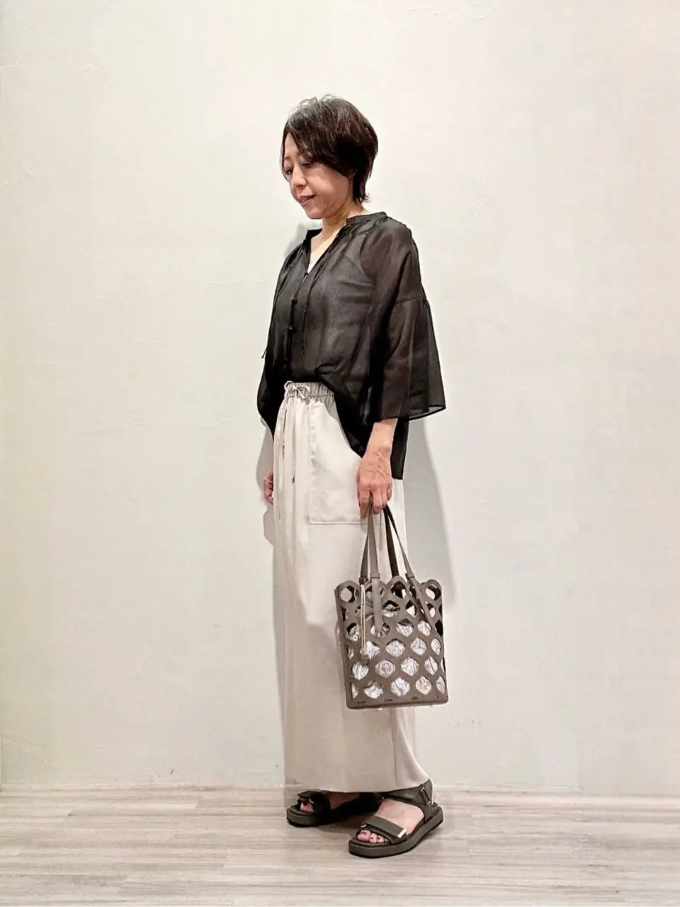 ONWARD CROSSET SELECT 亀山 コーディネート画像