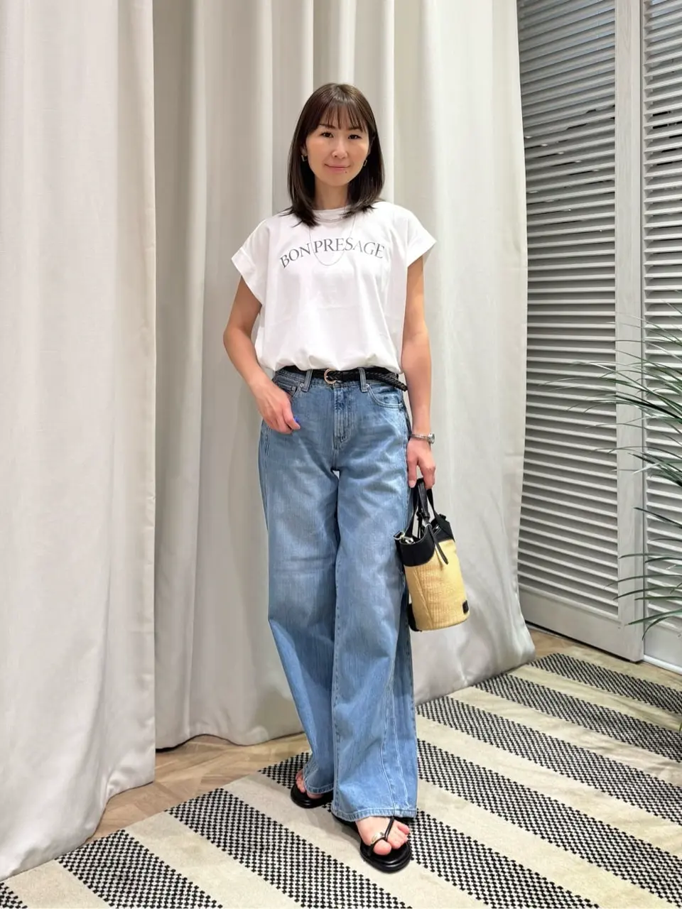 ONWARD CROSSET SELECT KURIYAMA コーディネート画像