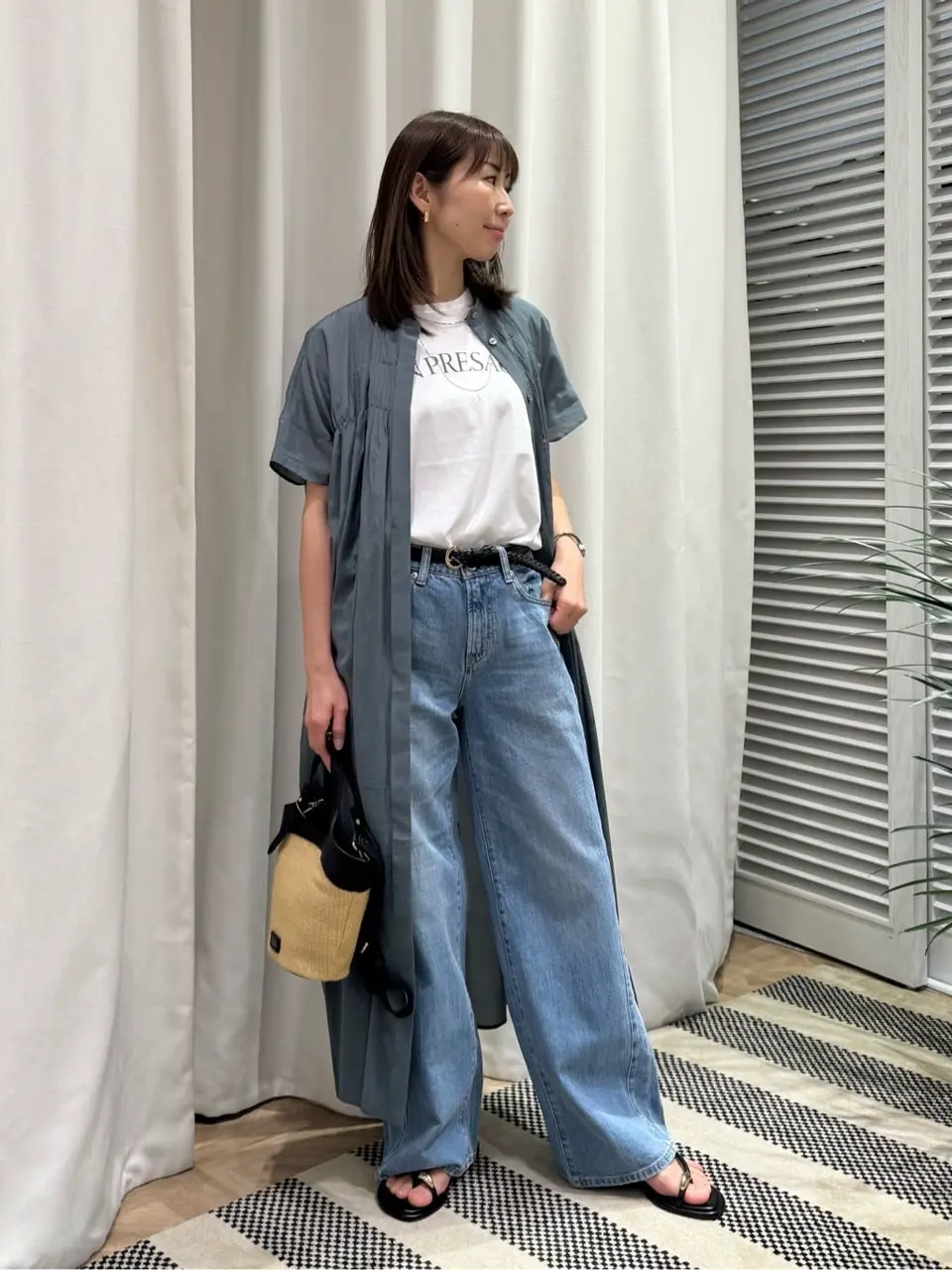 ONWARD CROSSET SELECT KURIYAMA コーディネート画像