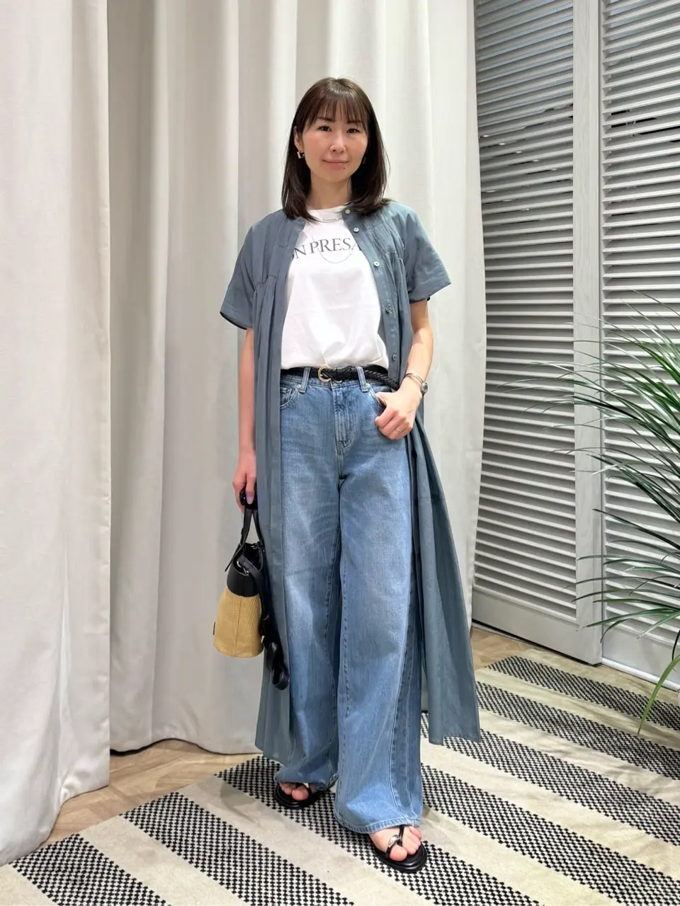 ONWARD CROSSET SELECT KURIYAMA コーディネート画像