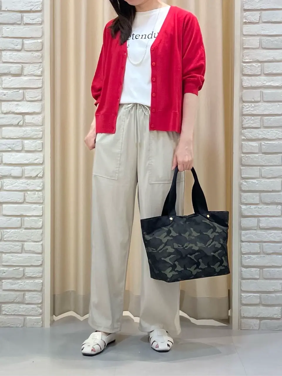 ONWARD CROSSET SELECT 檀 コーディネート画像