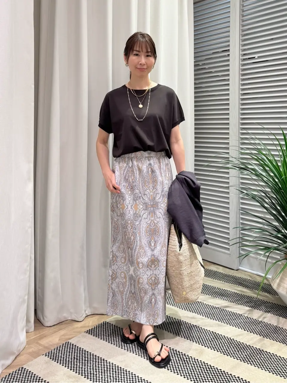 ONWARD CROSSET SELECT KURIYAMA コーディネート画像