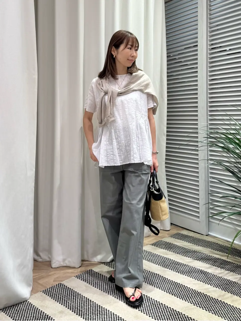 ONWARD CROSSET SELECT KURIYAMA コーディネート画像