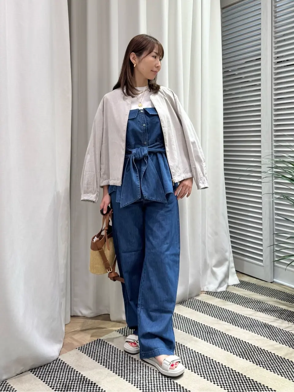 ONWARD CROSSET SELECT KURIYAMA コーディネート画像