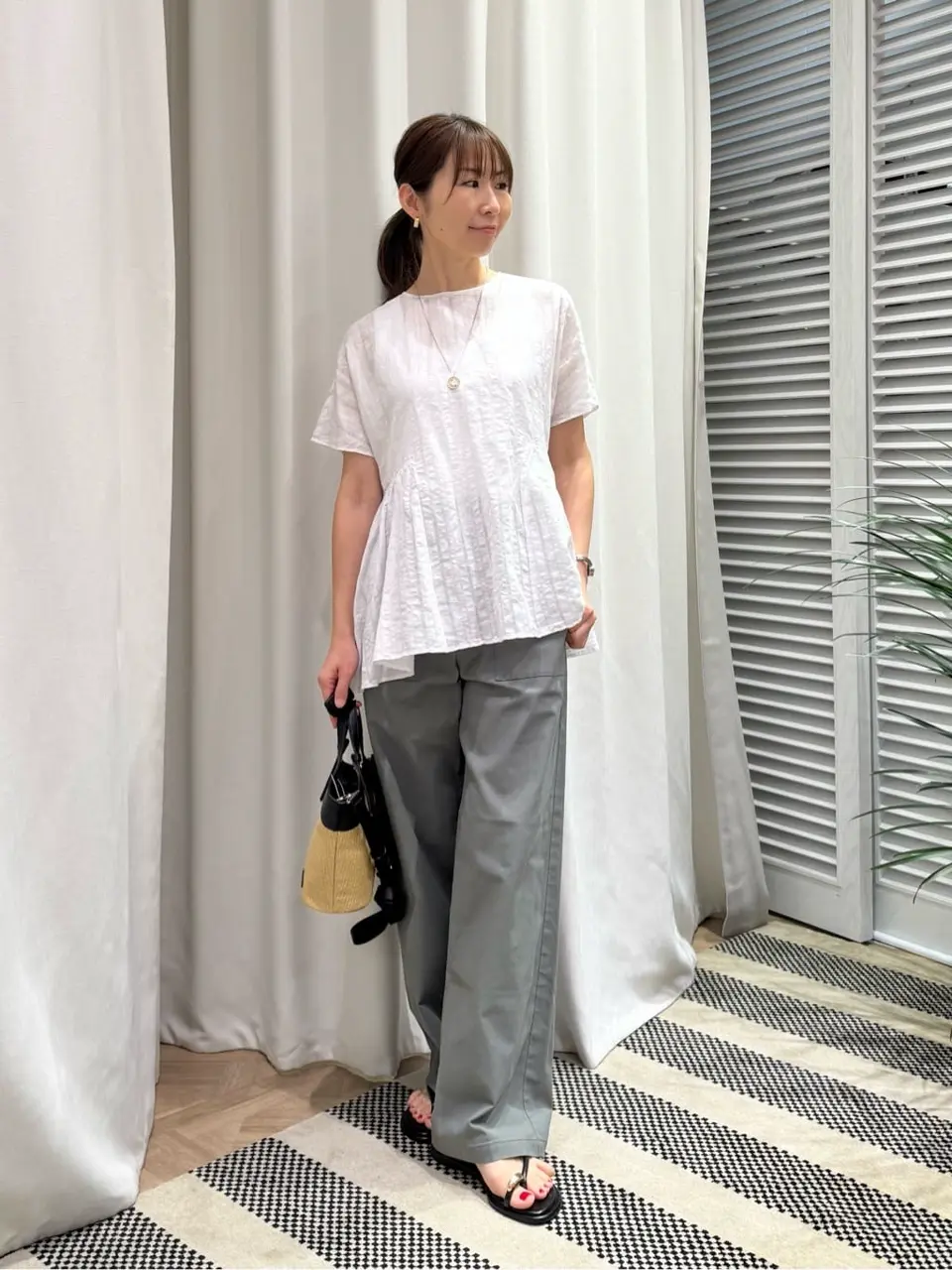 ONWARD CROSSET SELECT KURIYAMA コーディネート画像