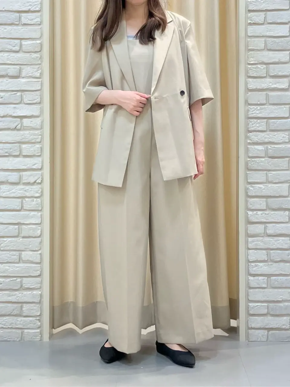 ONWARD CROSSET SELECT 檀 コーディネート画像