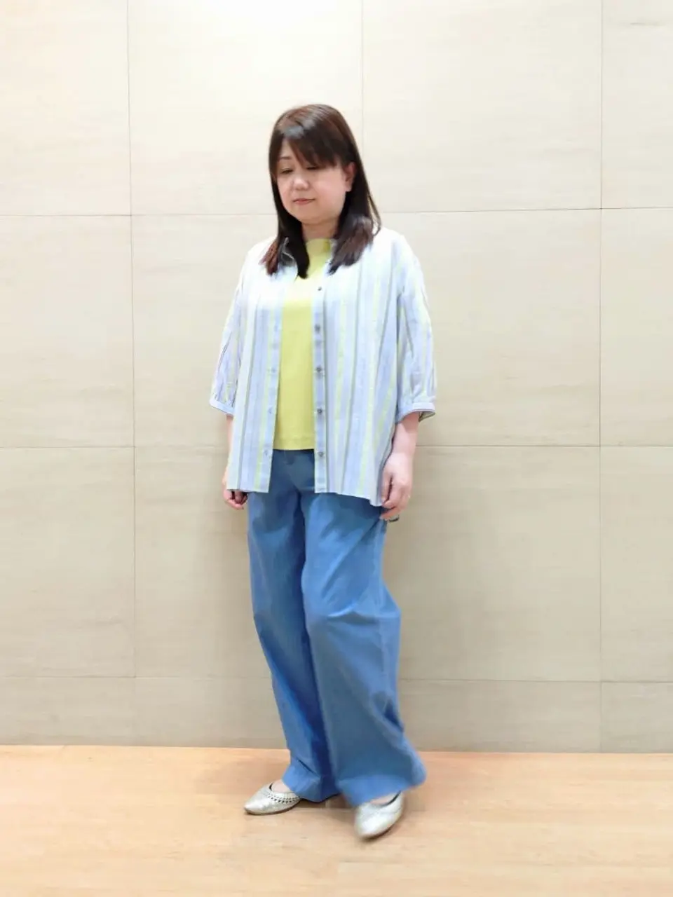 スワンレイクブルーコーデ 樋口 ONWARD CROSSET STORE ONWARD CROSSET SELECT 藤崎(大きい