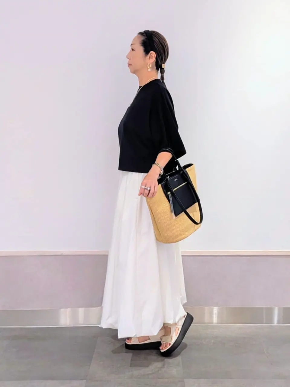 ONWARD CROSSET SELECT niwa コーディネート画像