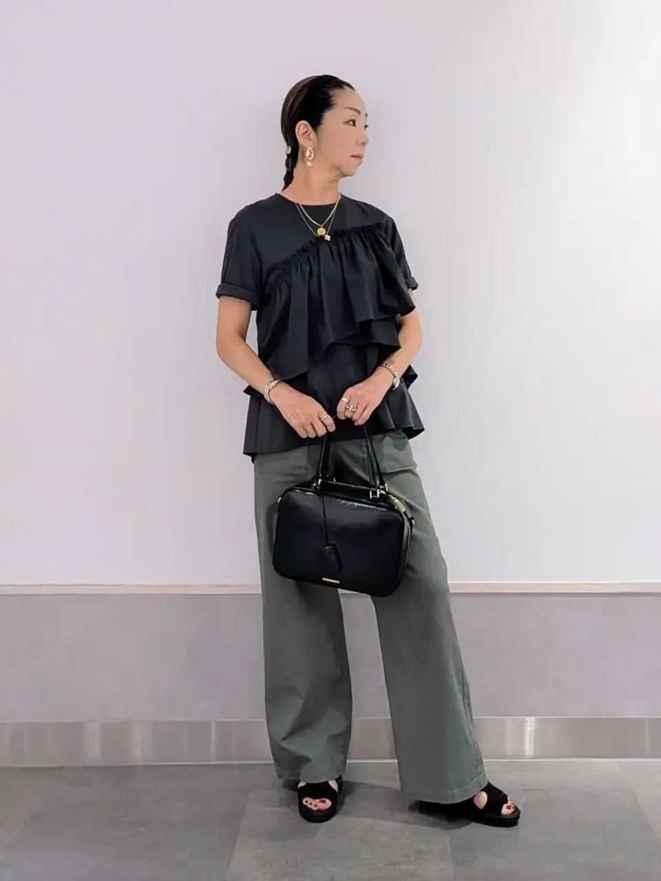 ONWARD CROSSET SELECT niwa コーディネート画像