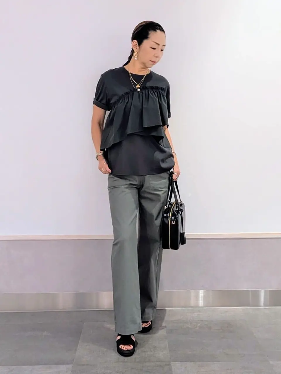 ONWARD CROSSET SELECT niwa コーディネート画像