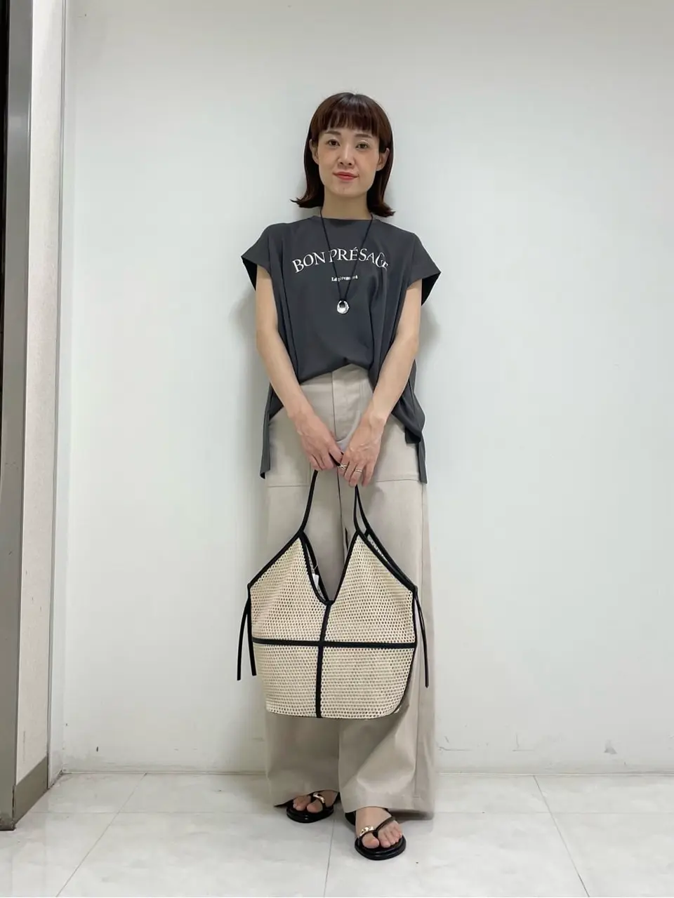 ONWARD CROSSET SELECT 岡田 コーディネート画像