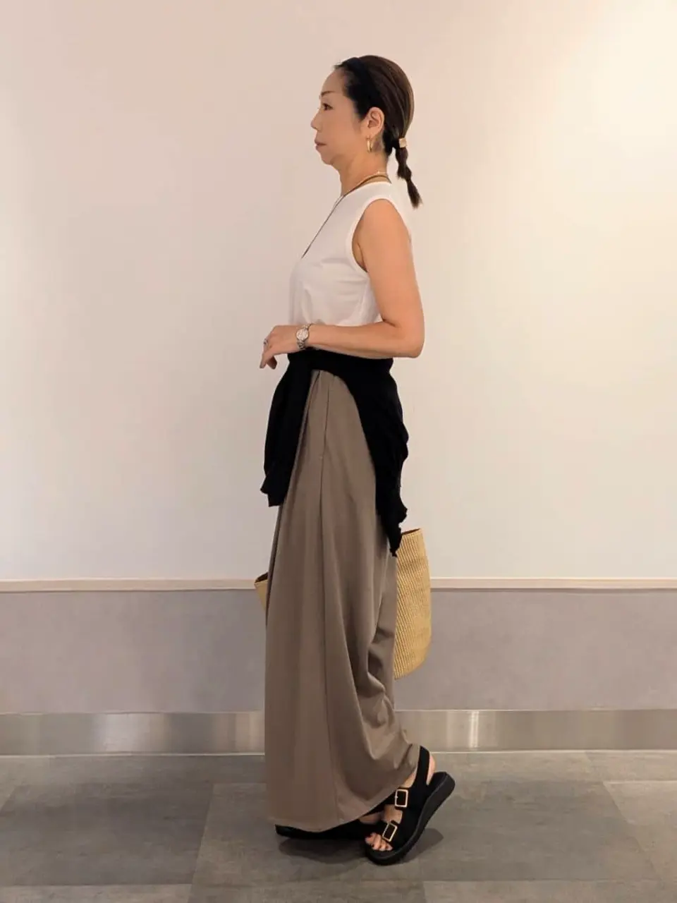 ONWARD CROSSET SELECT niwa コーディネート画像