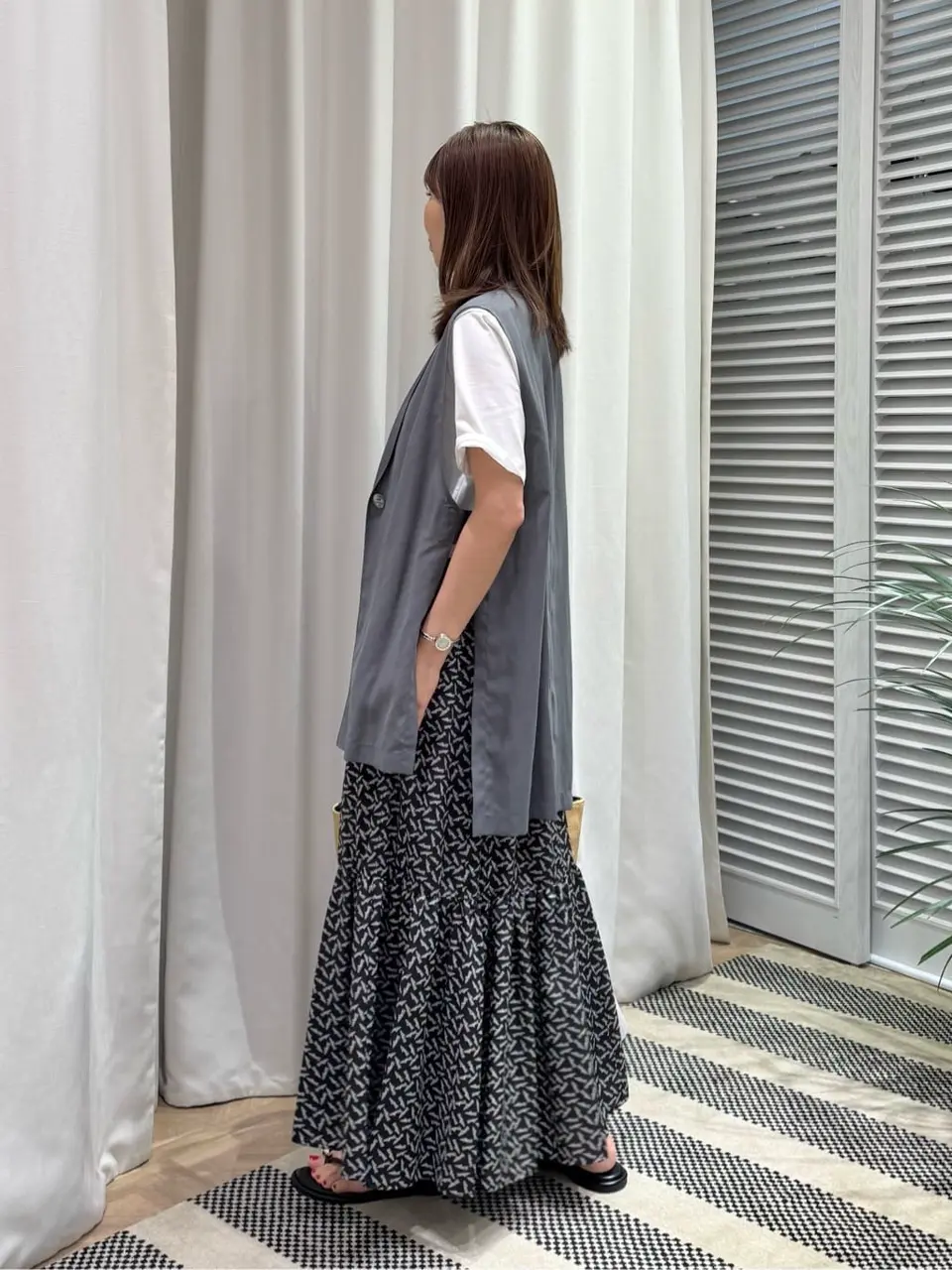 ONWARD CROSSET SELECT KURIYAMA コーディネート画像