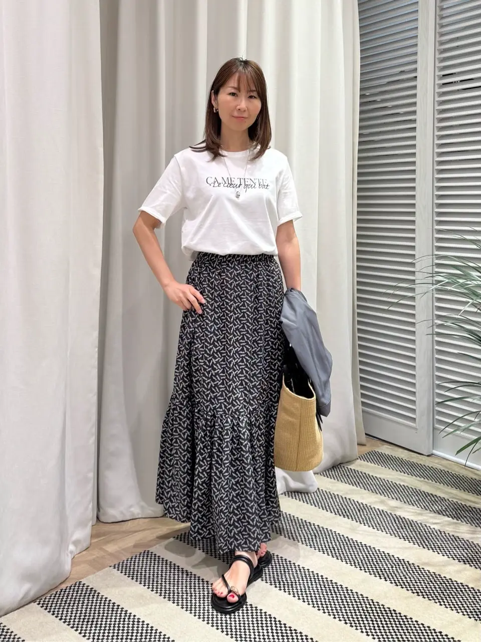 ONWARD CROSSET SELECT KURIYAMA コーディネート画像