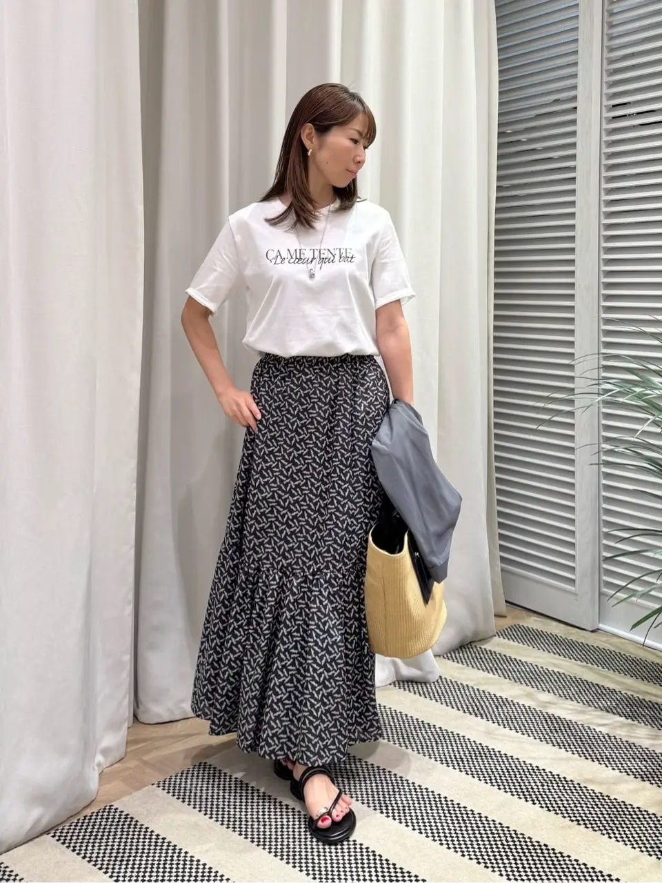 ONWARD CROSSET SELECT KURIYAMA コーディネート画像