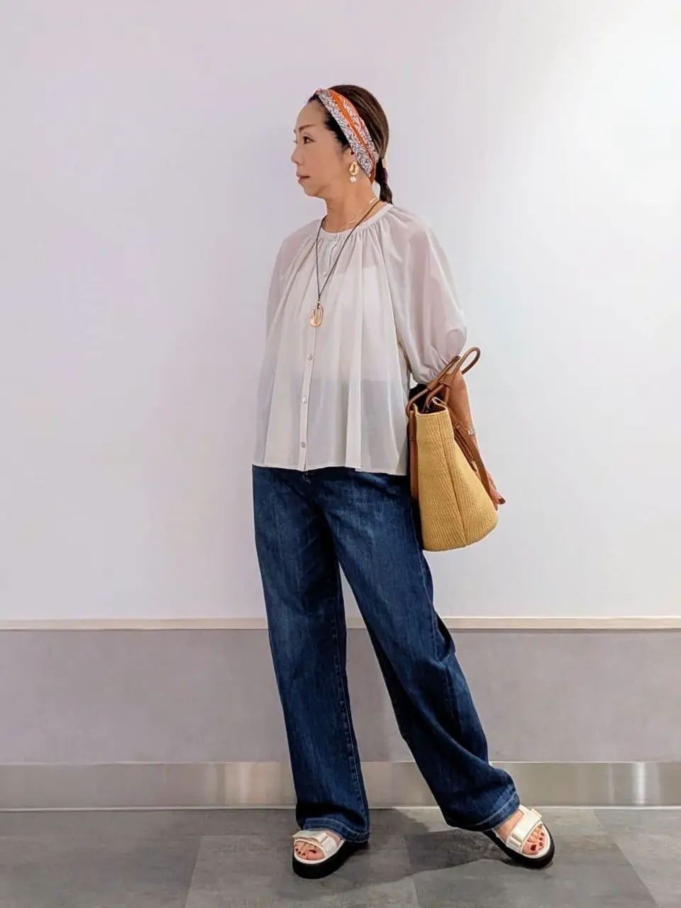 ONWARD CROSSET SELECT niwa コーディネート画像