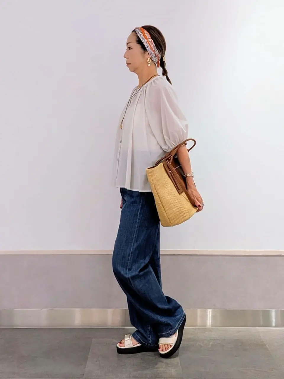 ONWARD CROSSET SELECT niwa コーディネート画像