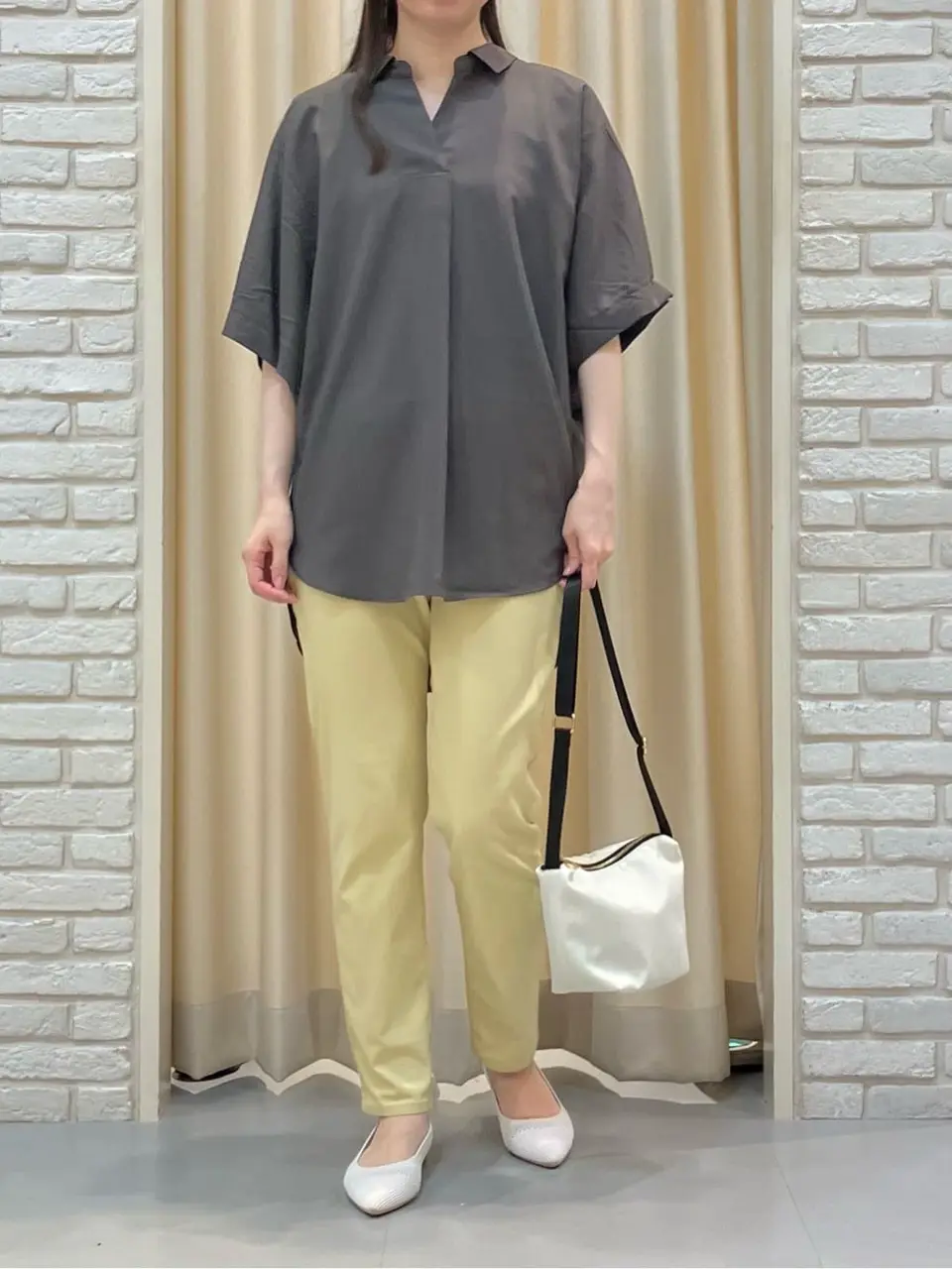 ONWARD CROSSET SELECT 檀 コーディネート画像