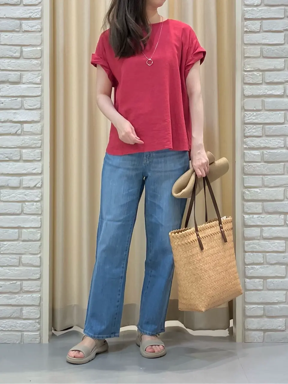 ONWARD CROSSET SELECT 檀 コーディネート画像