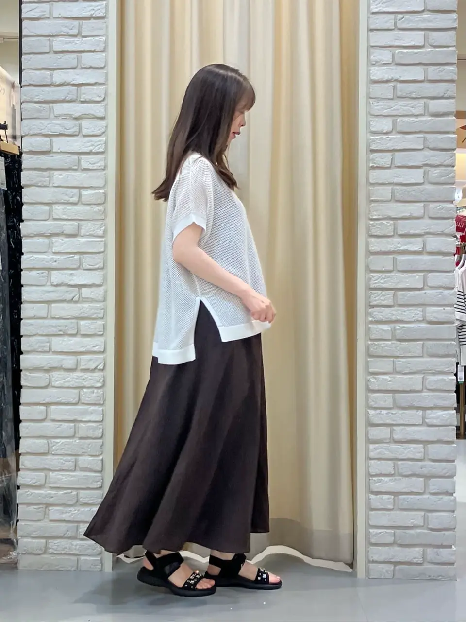 ONWARD CROSSET SELECT 檀 コーディネート画像