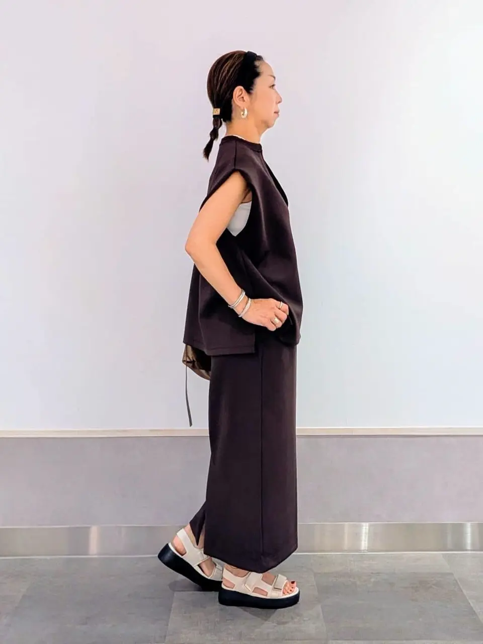 ONWARD CROSSET SELECT niwa コーディネート画像