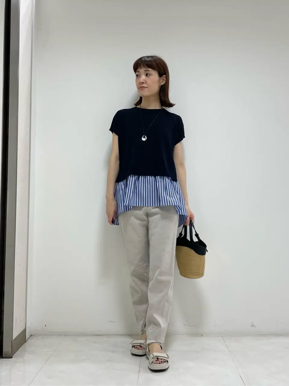 ONWARD CROSSET SELECT 岡田 コーディネート画像