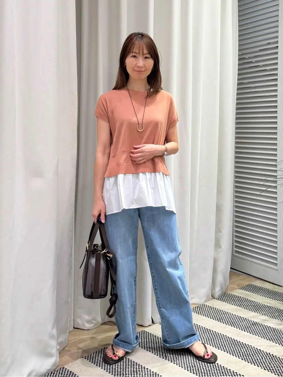 ONWARD CROSSET SELECT KURIYAMA コーディネート画像