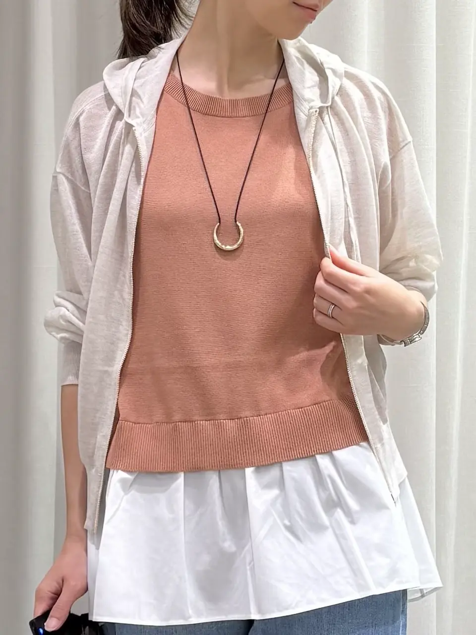 ONWARD CROSSET SELECT KURIYAMA コーディネート画像