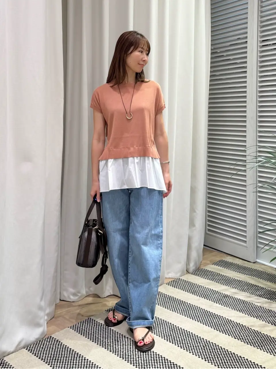 ONWARD CROSSET SELECT KURIYAMA コーディネート画像