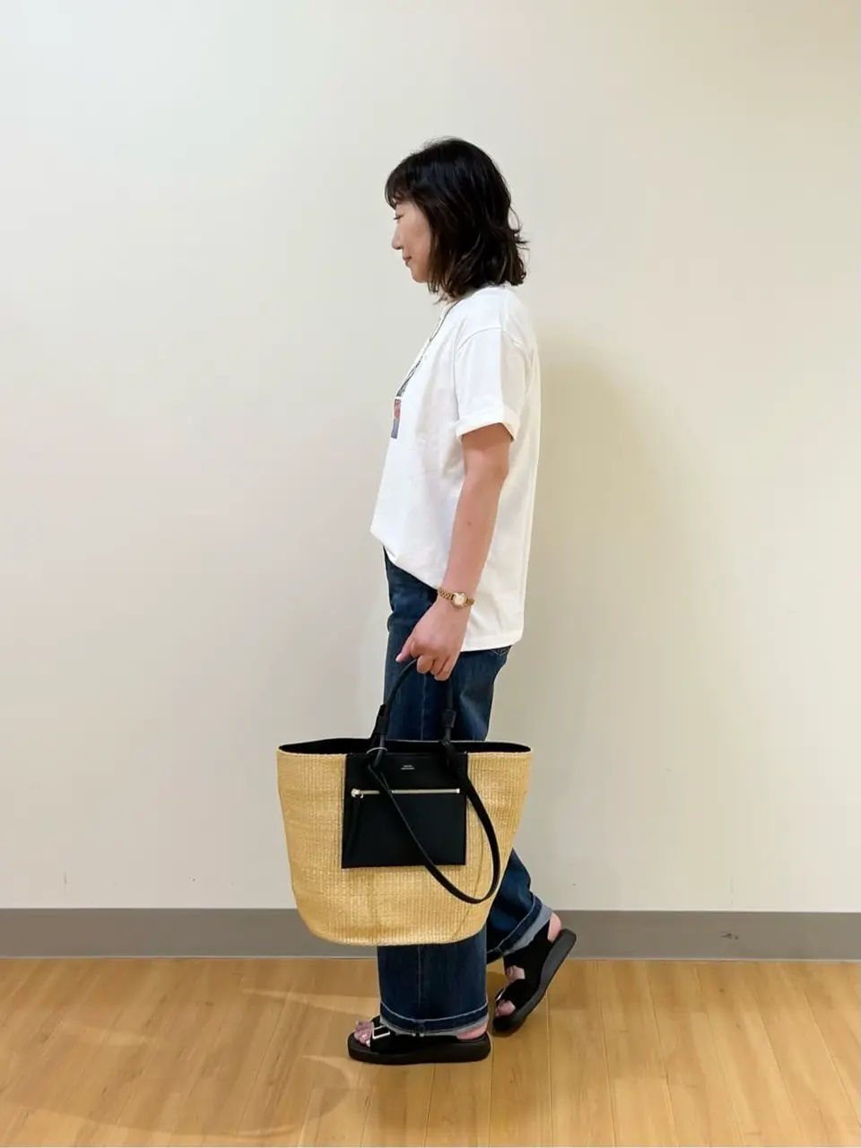 ONWARD CROSSET SELECT TAKI コーディネート画像