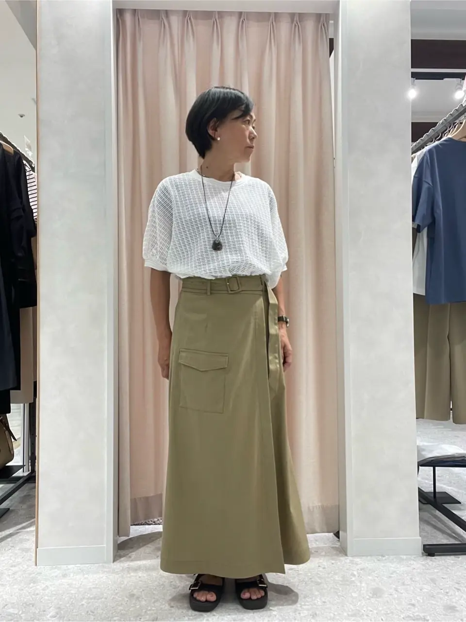 ONWARD CROSSET SELECT 森 コーディネート画像